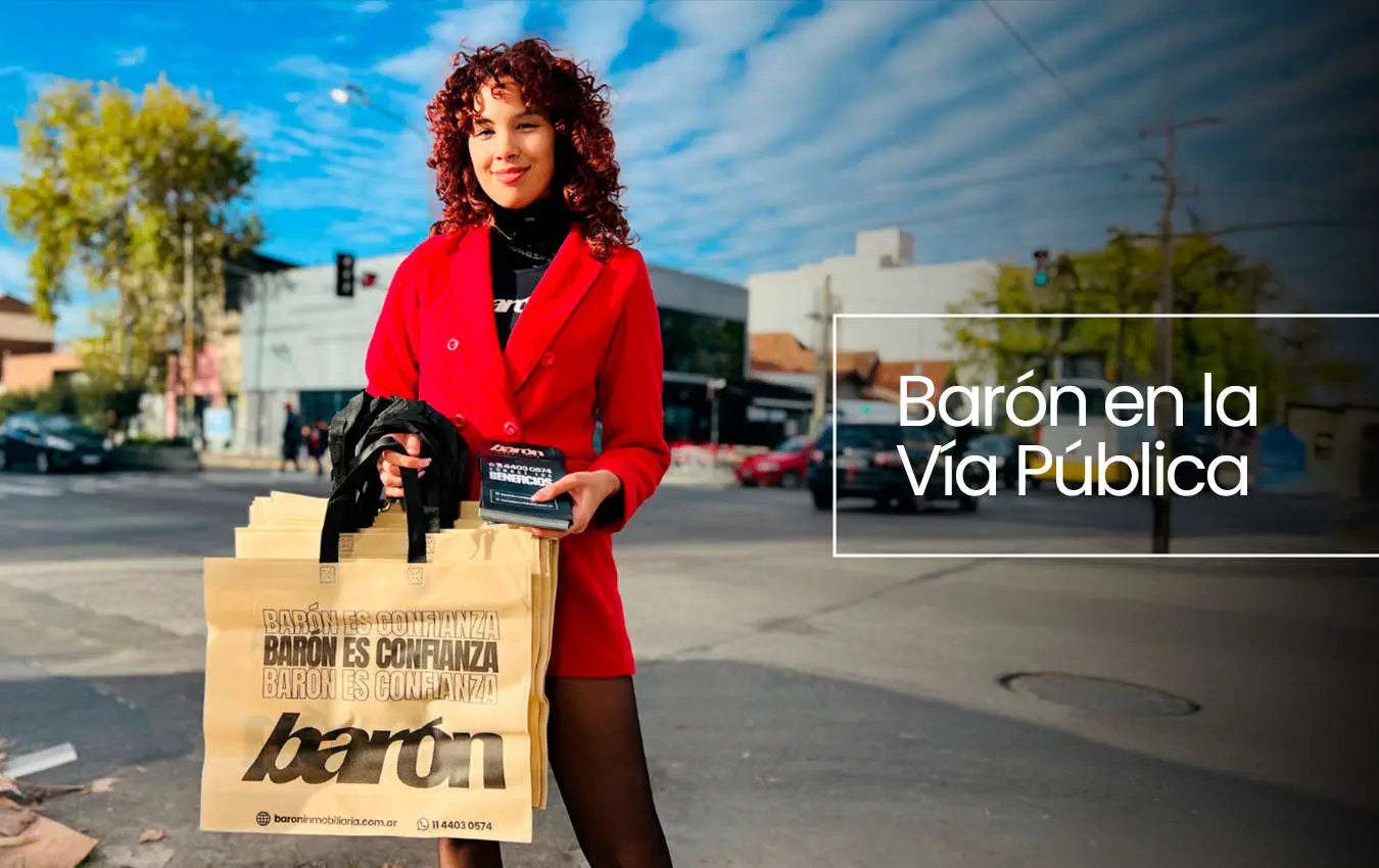 Barón en la vía pública